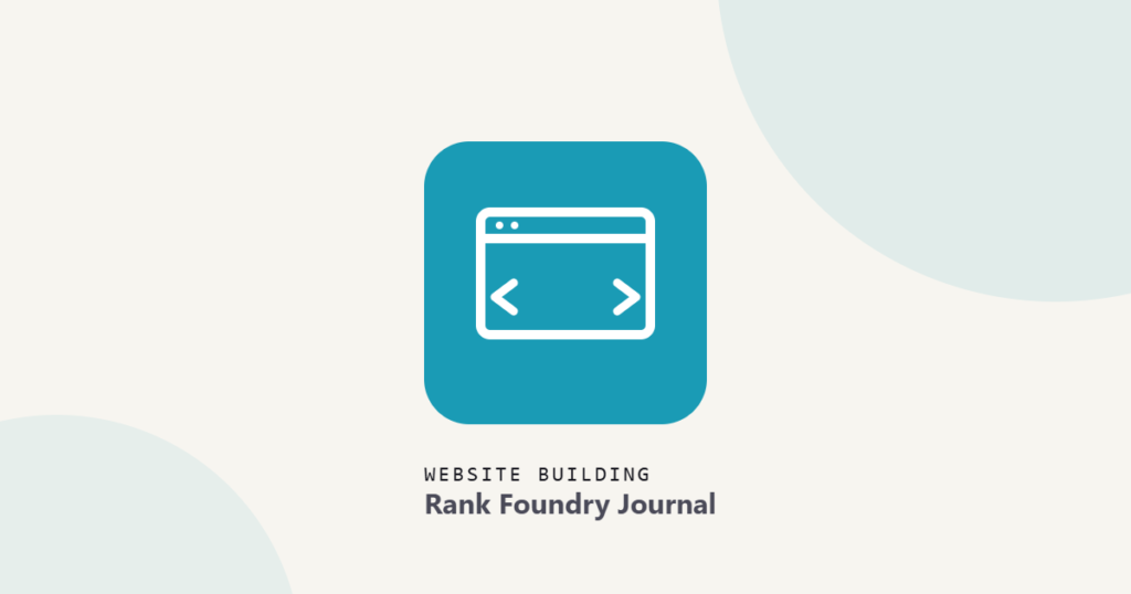Website building article cover illustration