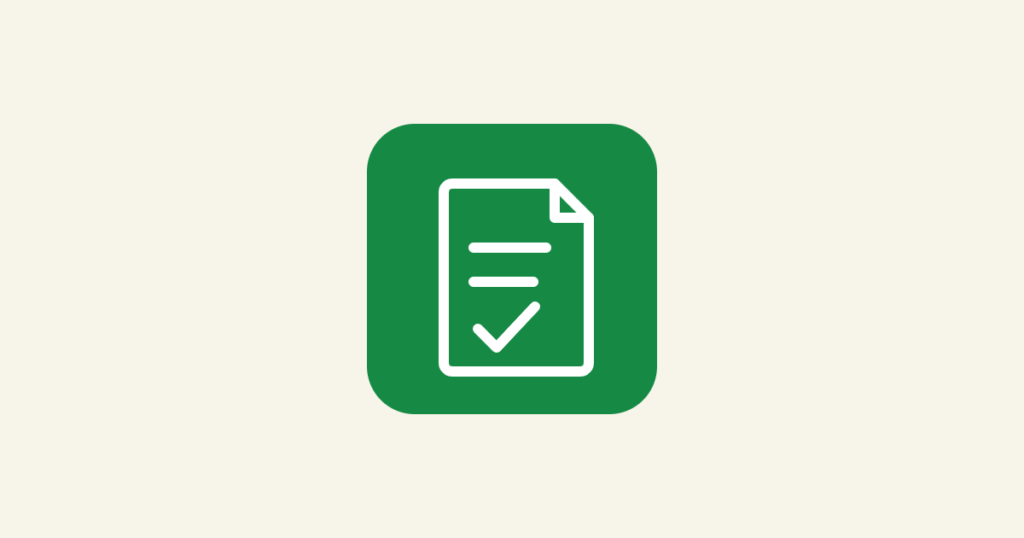 Green rounded square with a white checklist icon for an article on how much local SEO costs
